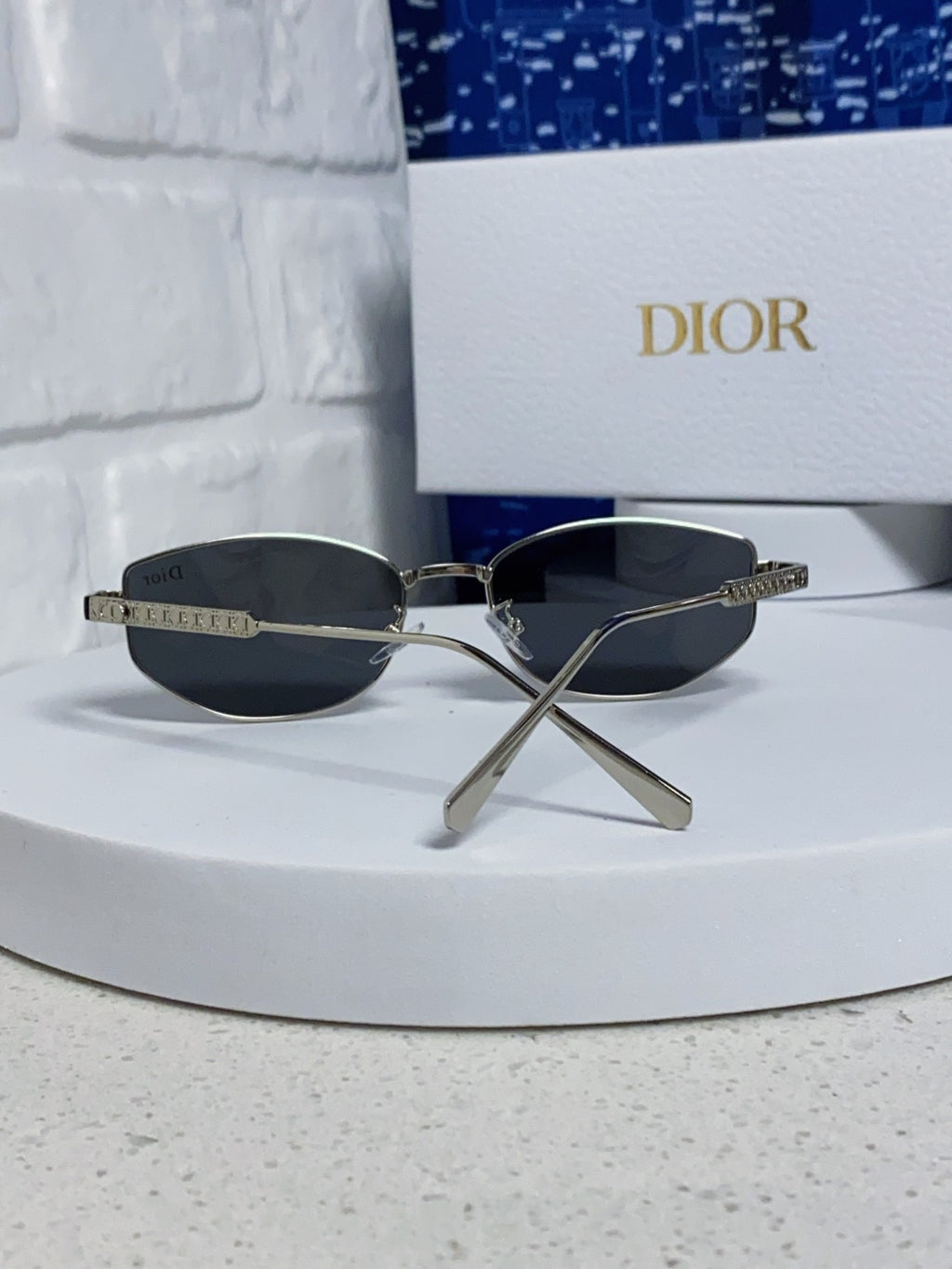 Dior Metal Round Silver Lens Sunglasses for Men & Women - 158405 - detail image 3