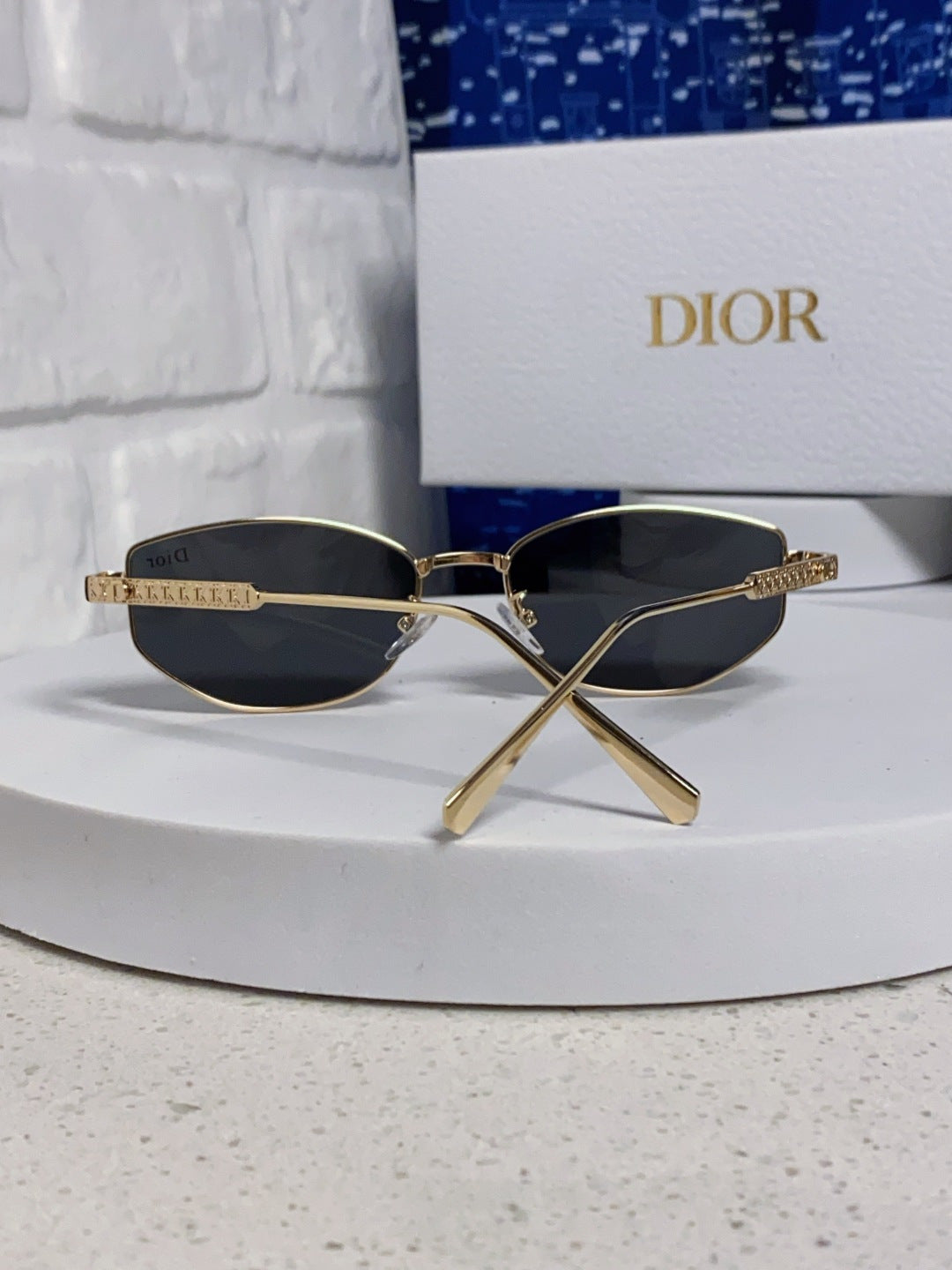Dior Metal Round Silver Lens Sunglasses for Men & Women - 158406 - detail image 2