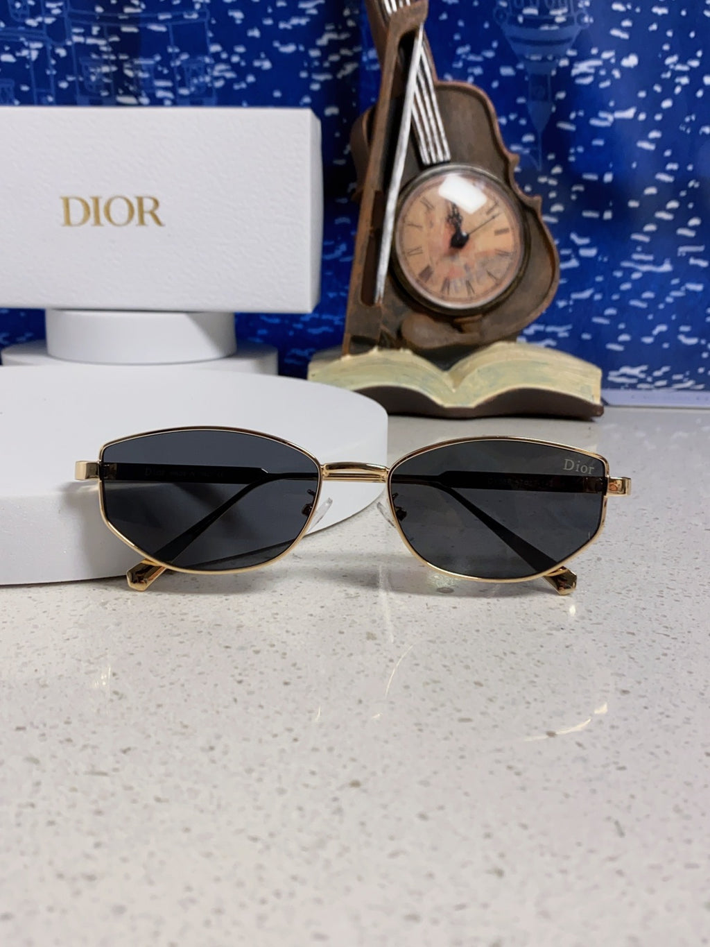 Dior Metal Round Silver Lens Sunglasses for Men & Women - detail image 8
