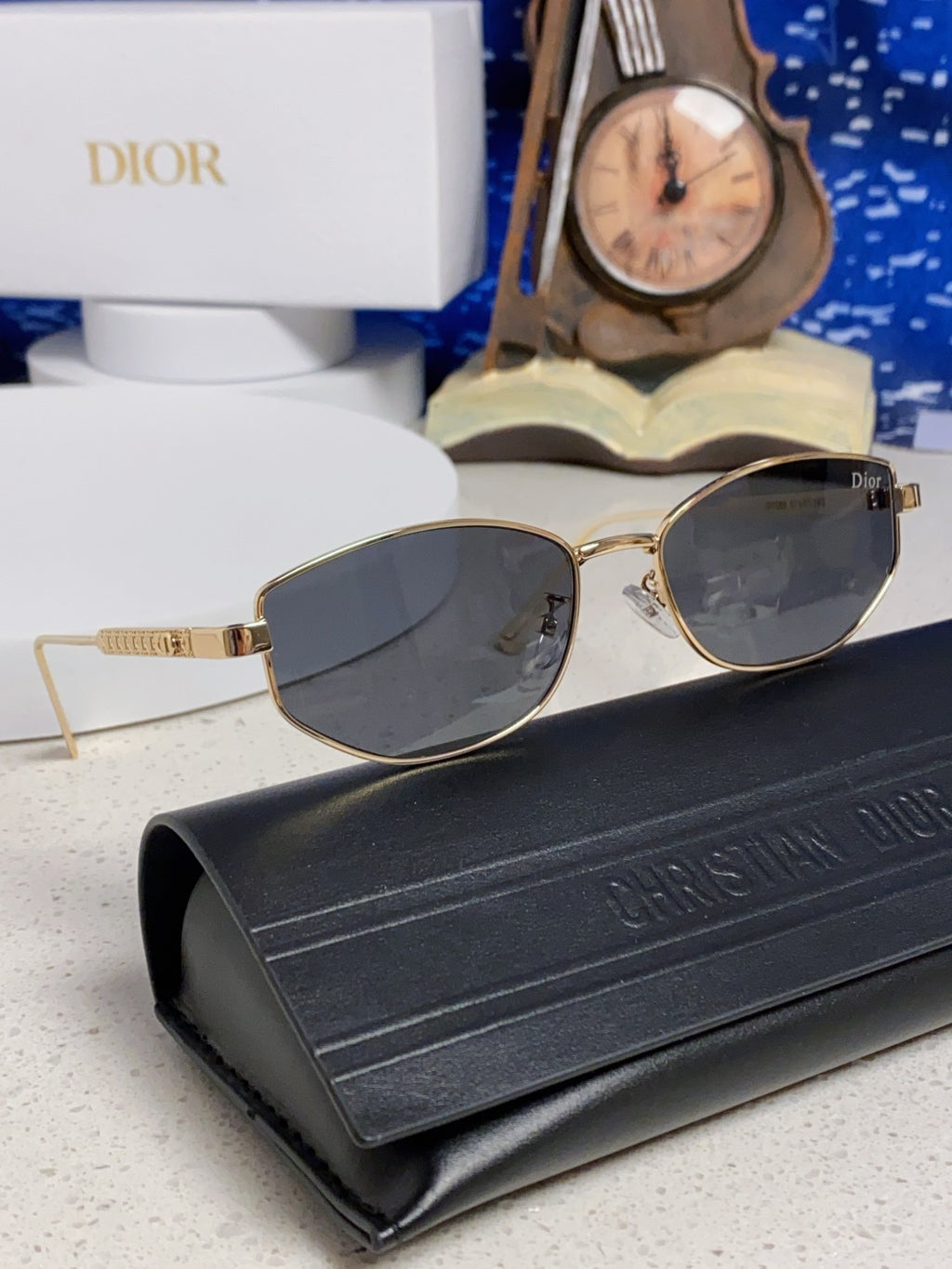 Dior Metal Round Silver Lens Sunglasses for Men & Women - detail image 9