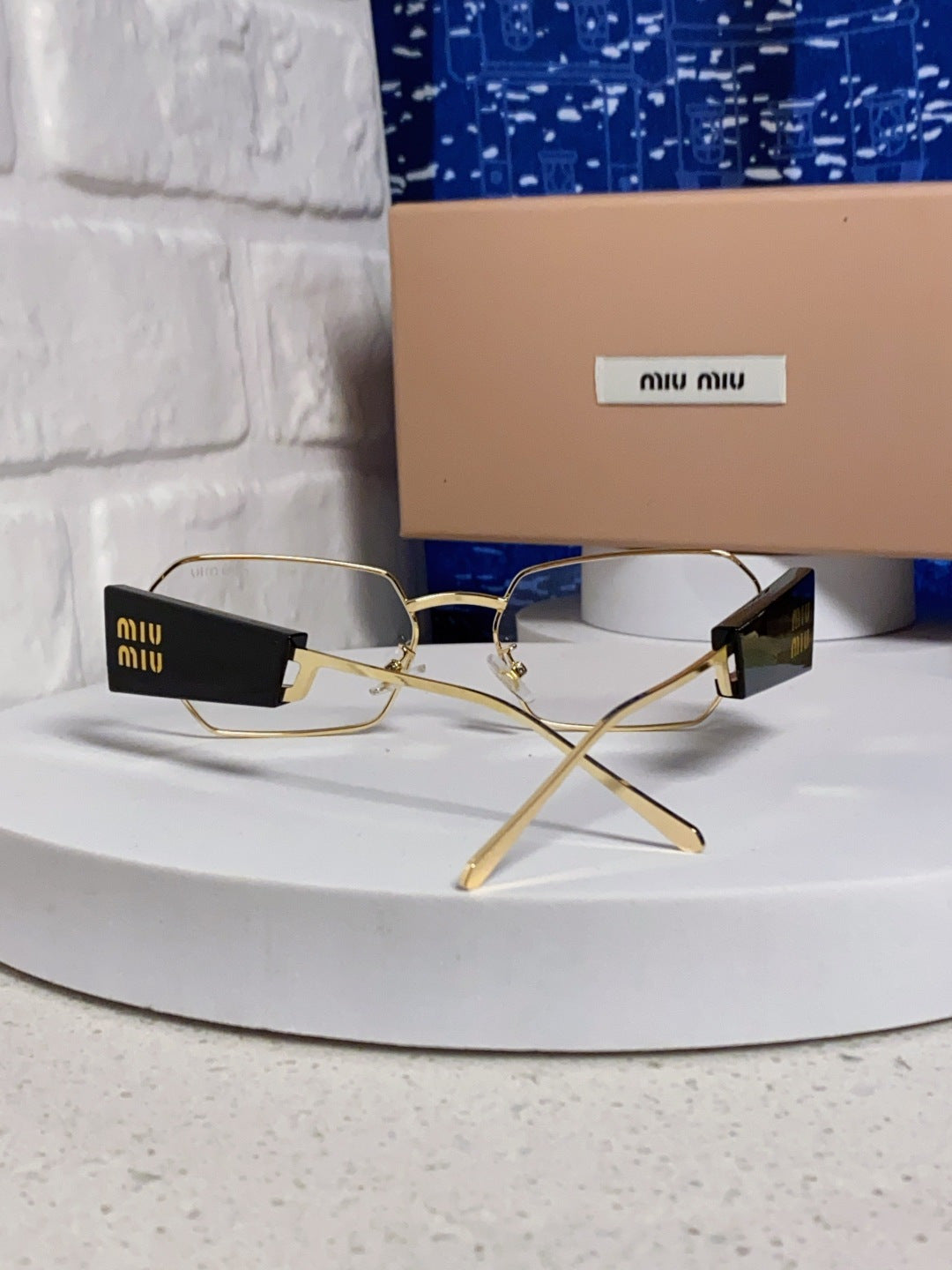 Miu Miu Fashion Silver Lens Sunglasses for Women - 399209 - detail image 3