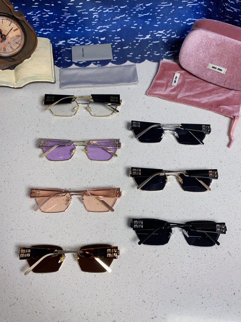 Miu Miu Fashion Brown Lens Sunglasses for Women - 432594 - detail image 11