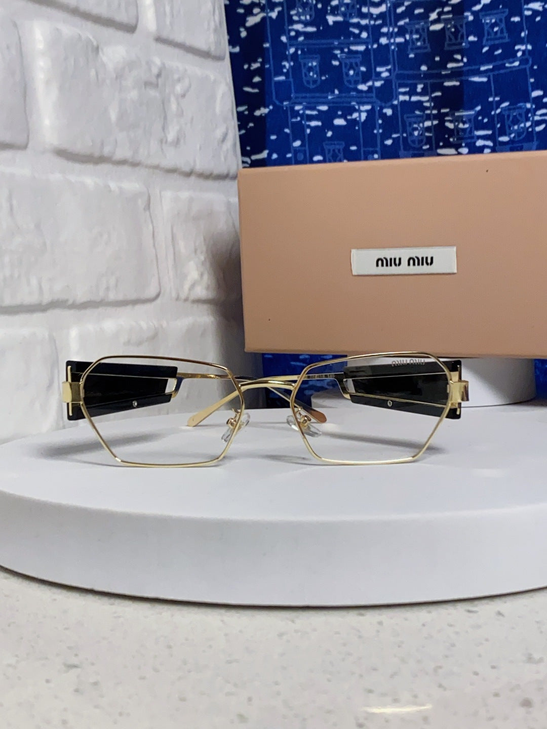 Miu Miu Fashion Silver Lens Sunglasses for Women - 399209 - detail image 2