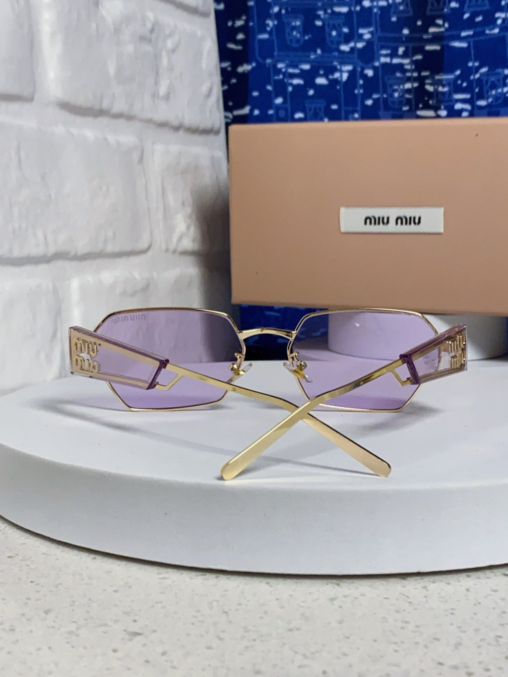 Miu Miu Fashion Silver Lens Sunglasses for Women - detail image 3