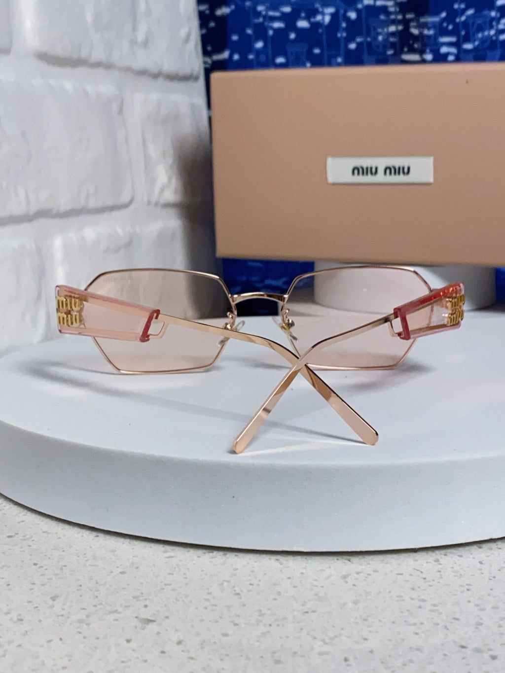 Miu Miu Fashion Brown Lens Sunglasses for Women - 399211 - detail image 3