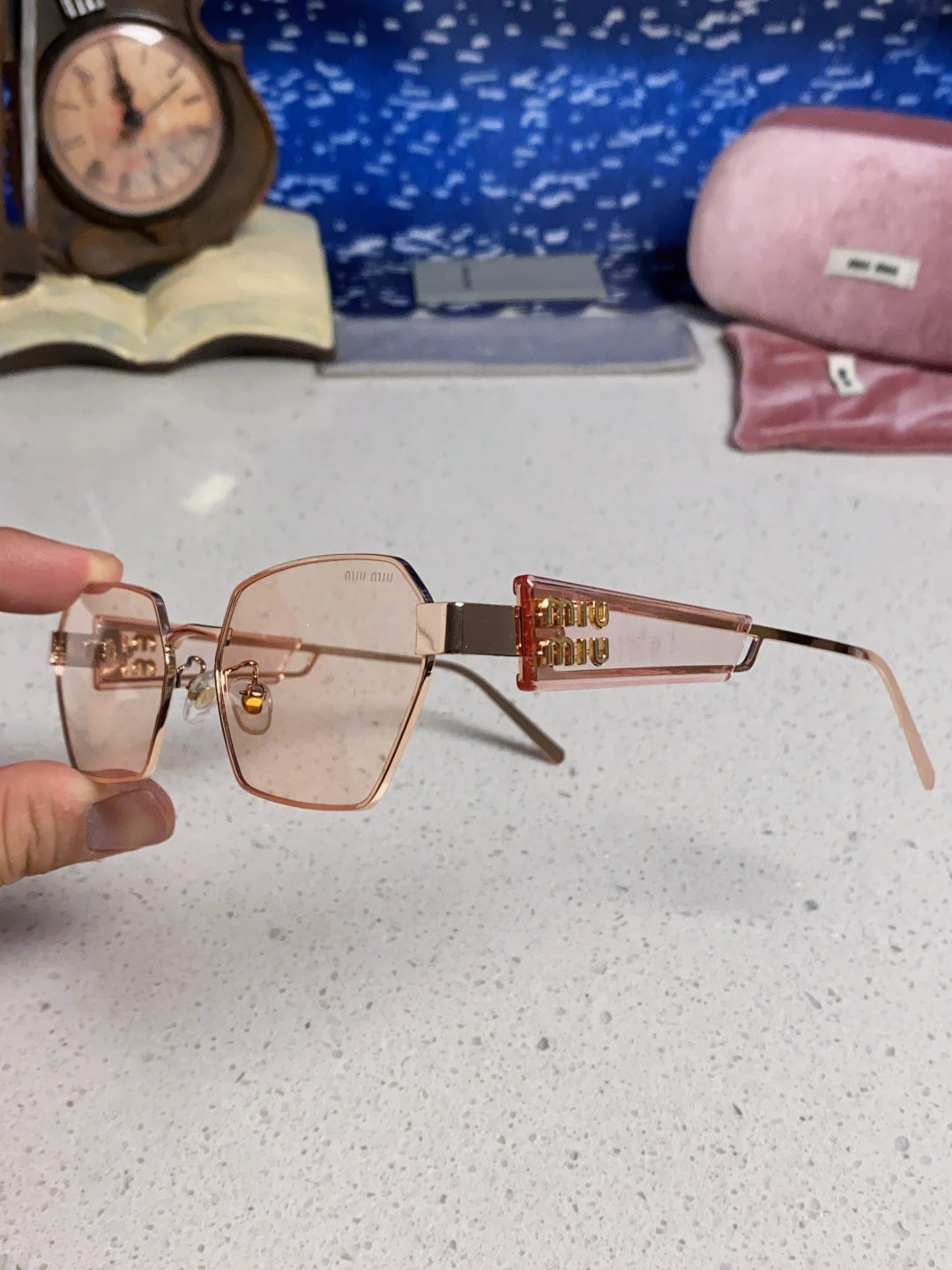 Miu Miu Fashion Brown Lens Sunglasses for Women - 399211 - detail image 6