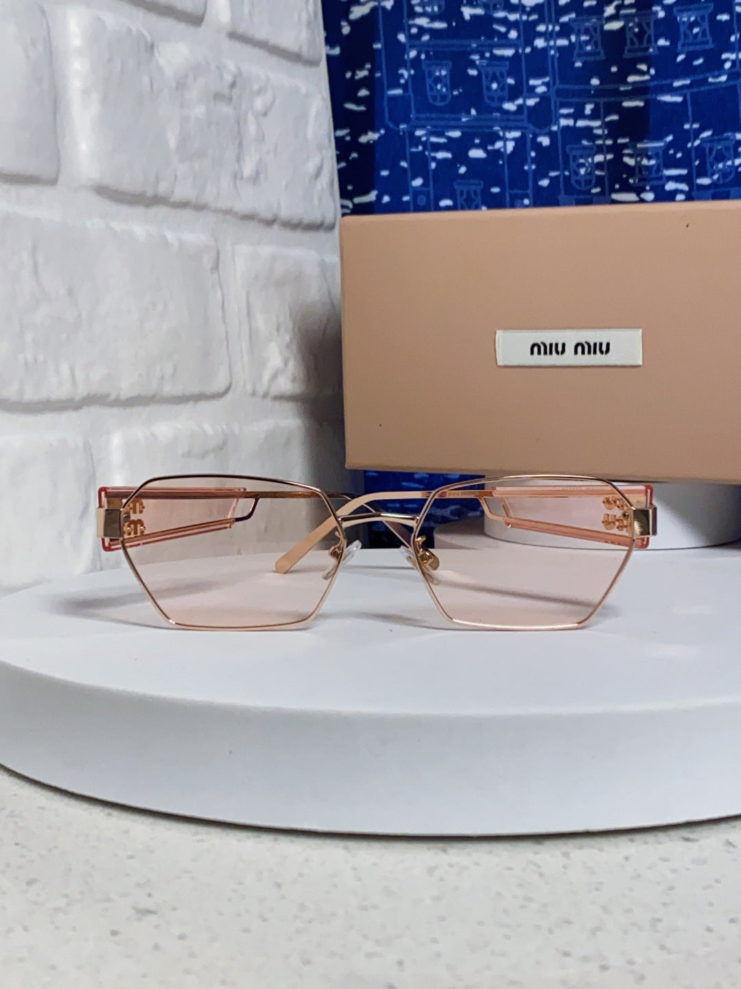 Miu Miu Fashion Brown Lens Sunglasses for Women - detail image 2