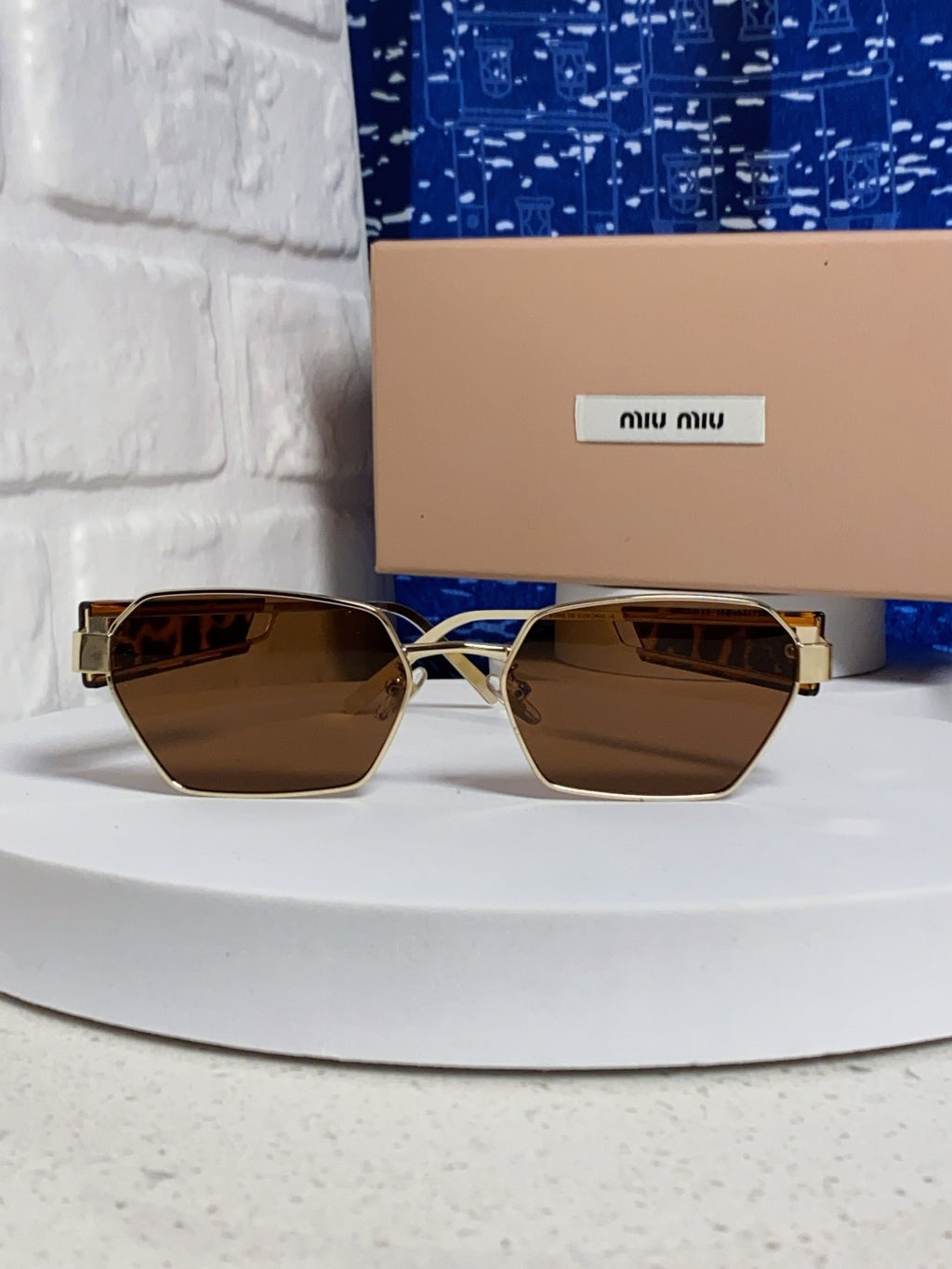 Miu Miu Fashion Brown Lens Sunglasses for Women - 432594 - detail image 2