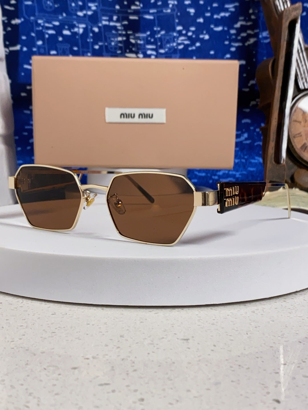 Miu Miu Fashion Brown Lens Sunglasses for Women - 399212