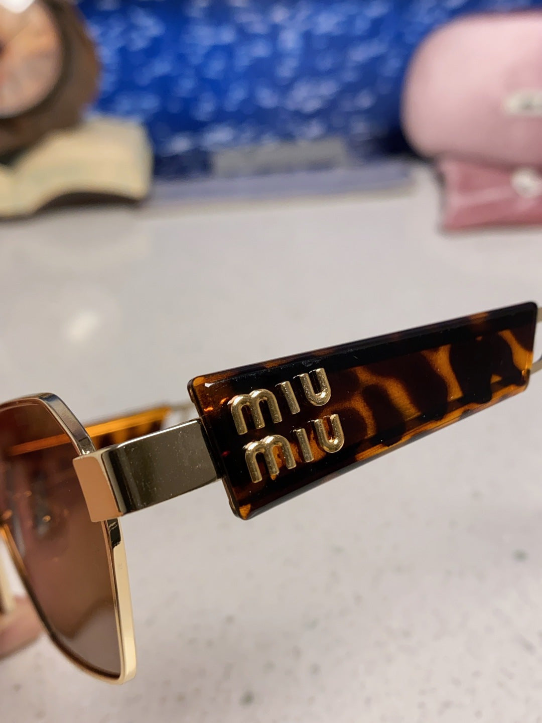 Miu Miu Fashion Brown Lens Sunglasses for Women - 399212 - detail image 7