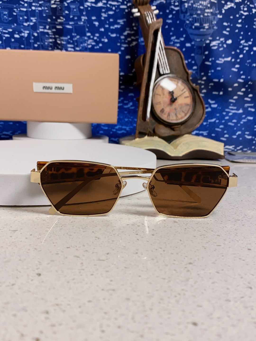 Miu Miu Fashion Brown Lens Sunglasses for Women - 399212 - detail image 9