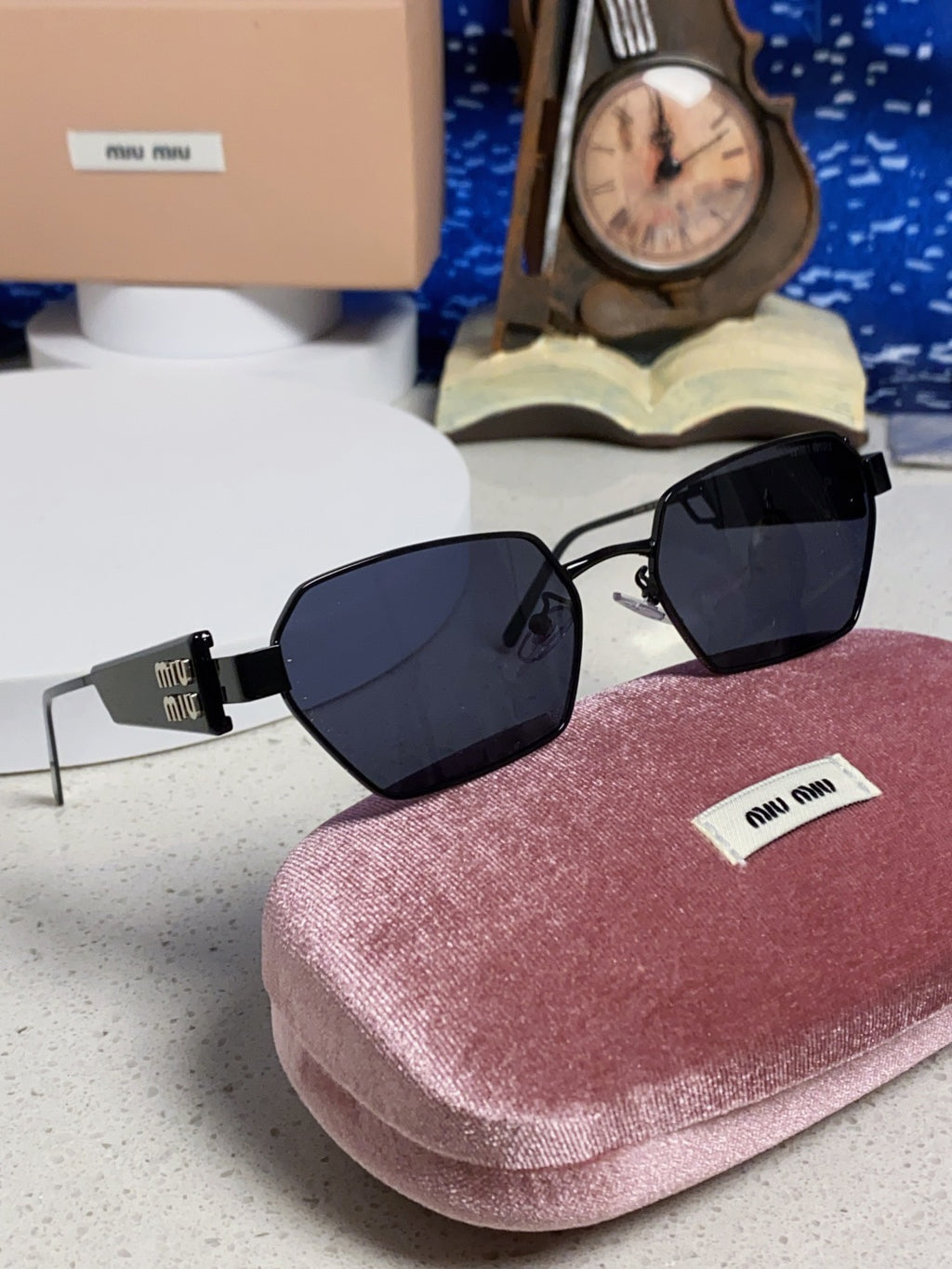 Miu Miu Fashion Blue Lens Sunglasses for Women - 432596 - detail image 10