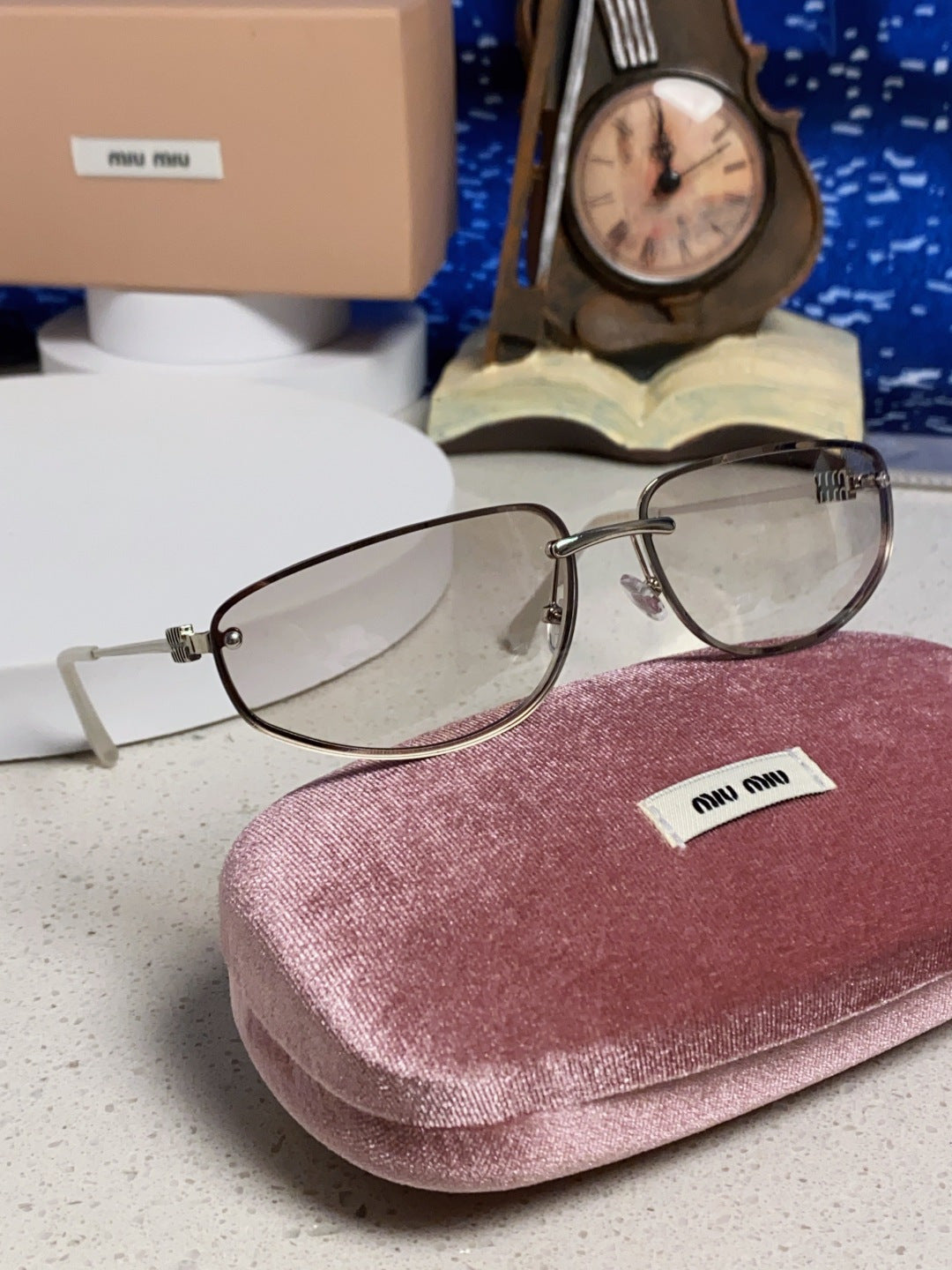 Miu Miu Fashion Pink Lens Sunglasses for Men & Women - 399169 - detail image 11