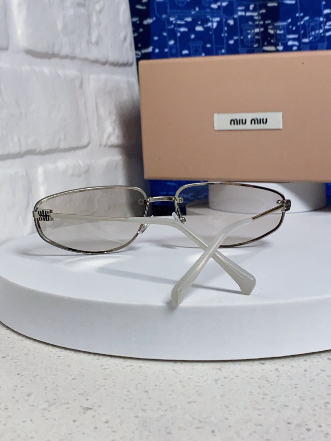Miu Miu Fashion Pink Lens Sunglasses for Men & Women - 158587 - detail image 4