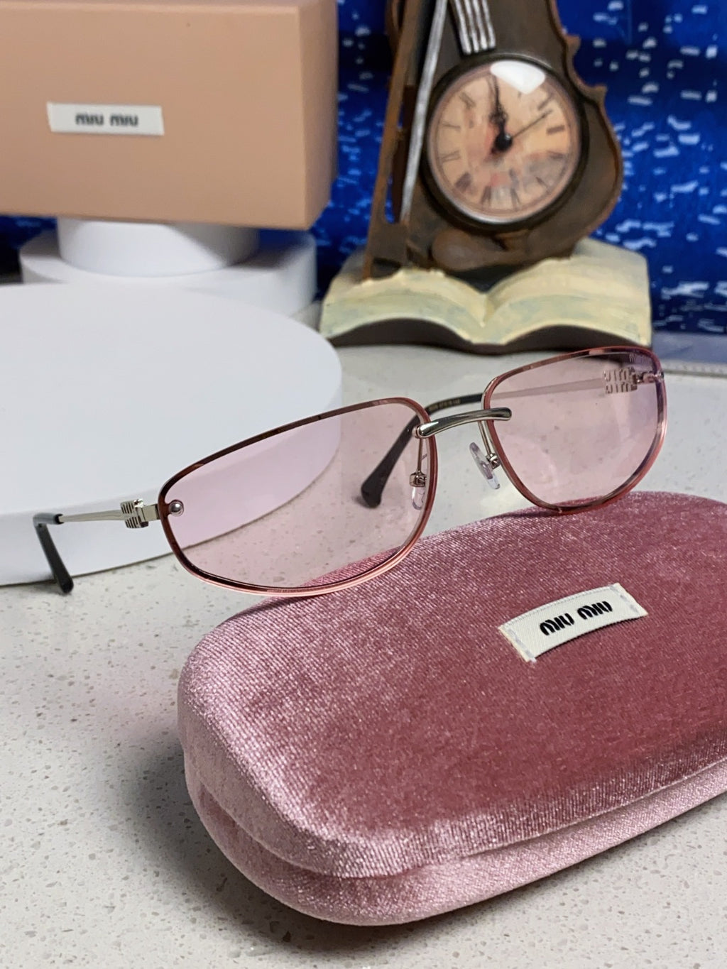 Miu Miu Fashion Pink Lens Sunglasses for Men & Women - 158588 - detail image 11