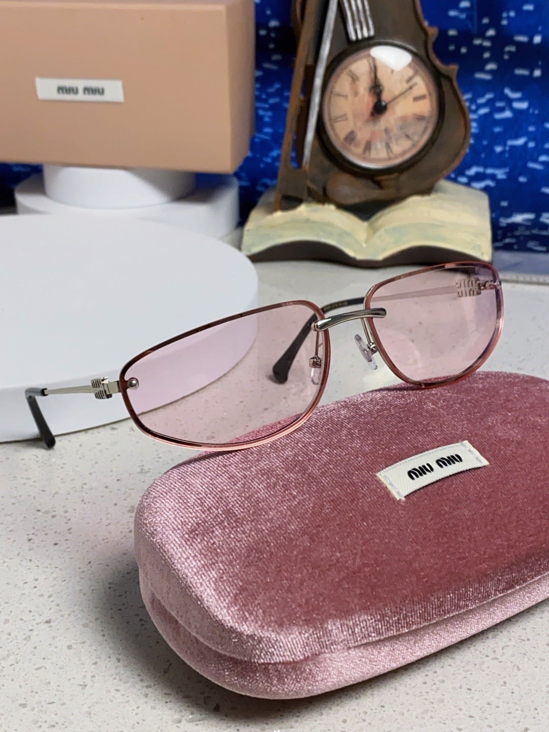 Miu Miu Fashion Pink Lens Sunglasses for Men & Women - 158588 - detail image 11