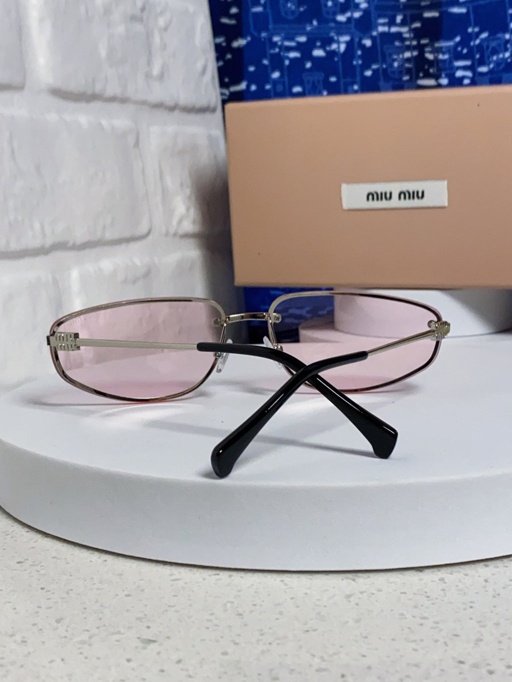 Miu Miu Fashion Pink Lens Sunglasses for Men & Women - 158588 - detail image 4