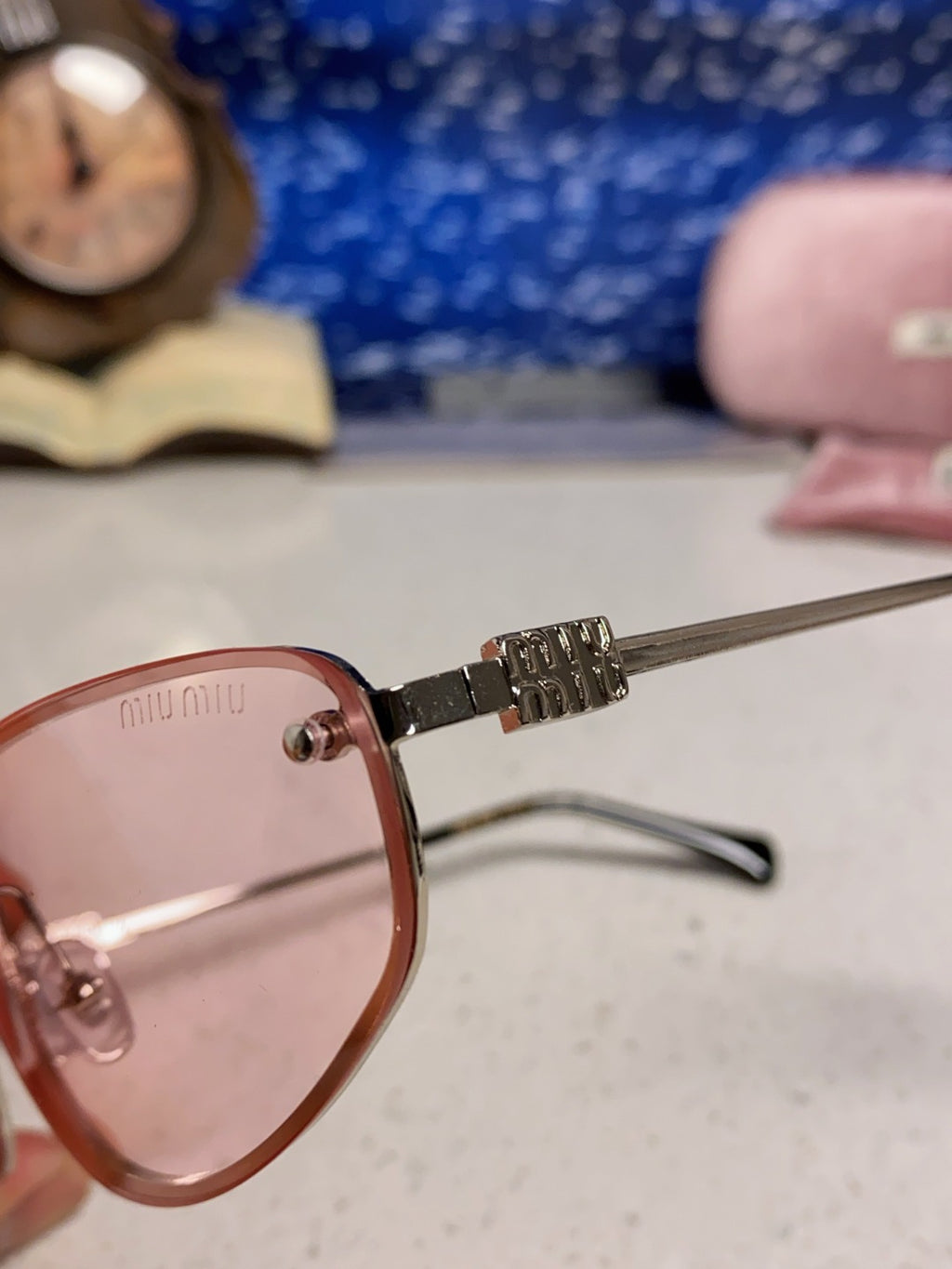 Miu Miu Fashion Pink Lens Sunglasses for Men & Women - 158588 - detail image 8