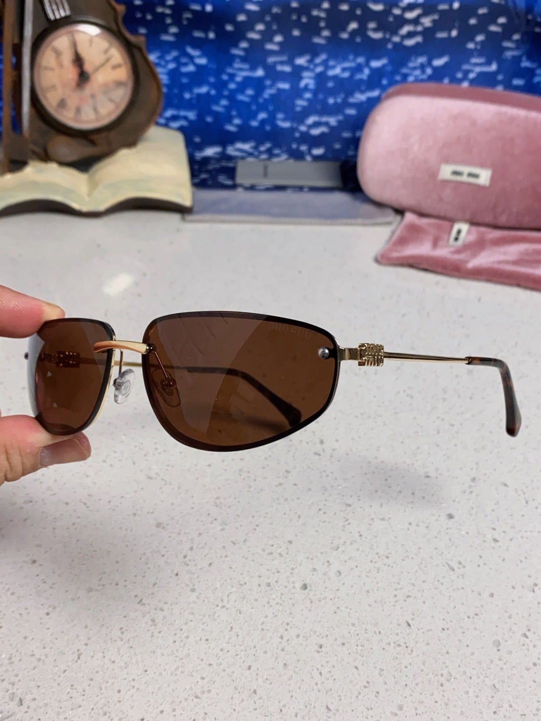 Miu Miu Fashion Red Lens Sunglasses for Men & Women - 158589 - detail image 6