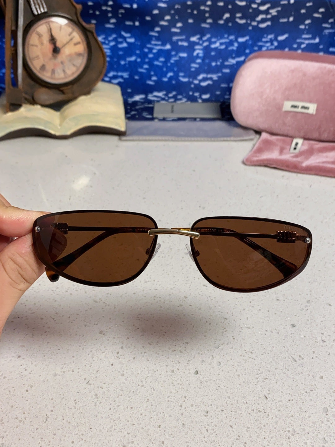 Miu Miu Fashion Red Lens Sunglasses for Men & Women - 158589 - detail image 4
