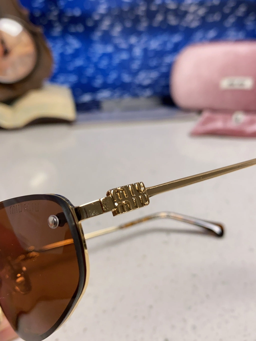 Miu Miu Fashion Red Lens Sunglasses for Men & Women - 399171 - detail image 7
