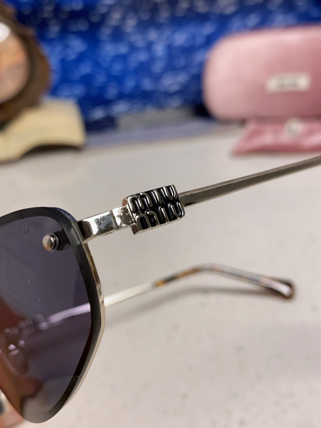 Miu Miu Fashion Black Lens Sunglasses for Men & Women - 158590 - detail image 6