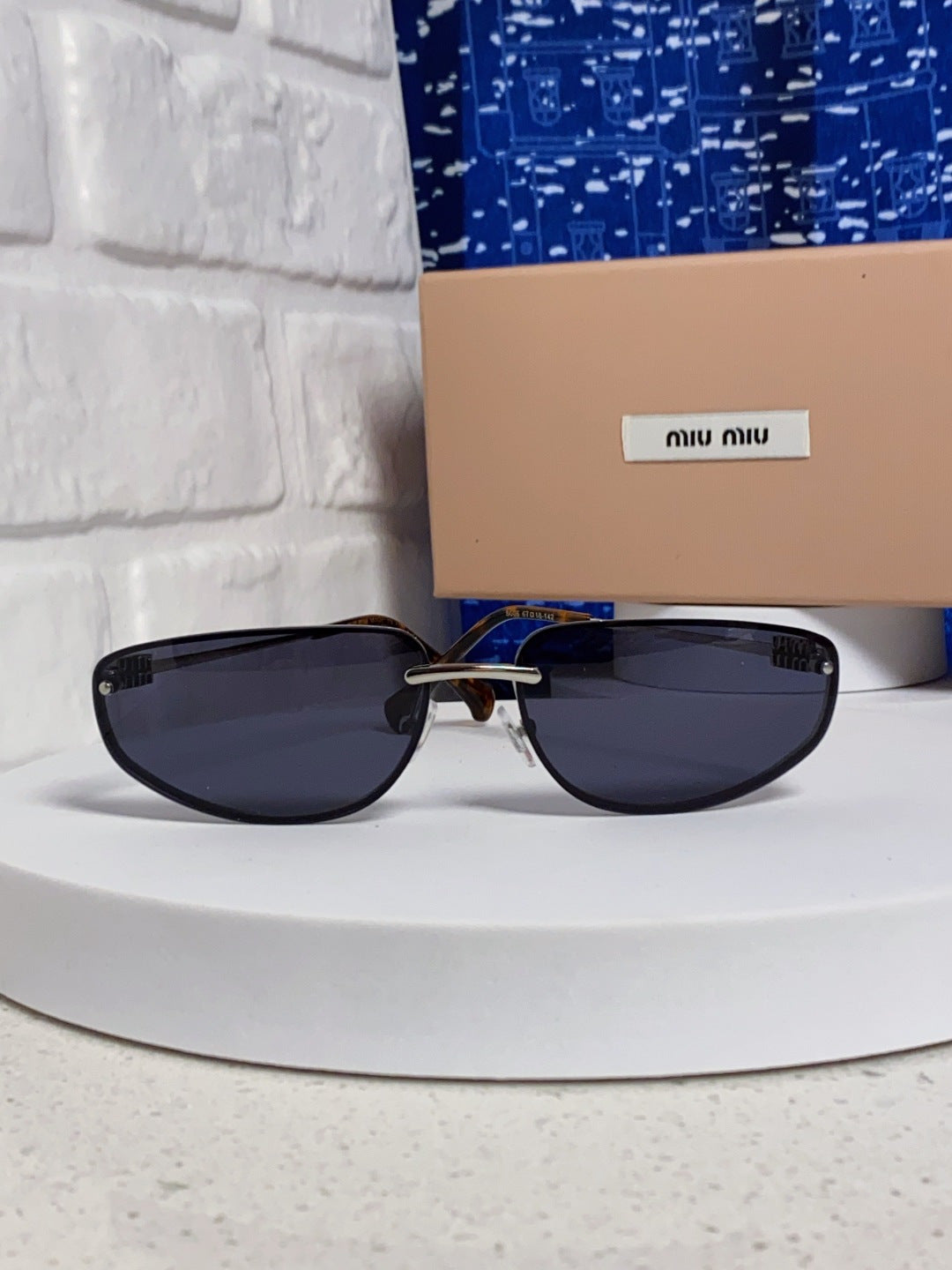 Miu Miu Fashion Black Lens Sunglasses for Men & Women - 158590