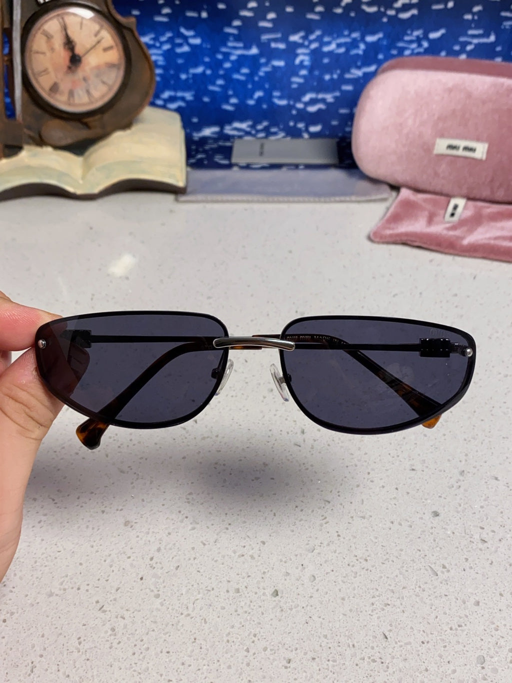 Miu Miu Fashion Black Lens Sunglasses for Men & Women - 158590 - detail image 3