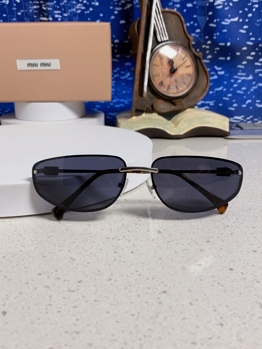 Miu Miu Fashion Black Lens Sunglasses for Men & Women - 158590 - detail image 8