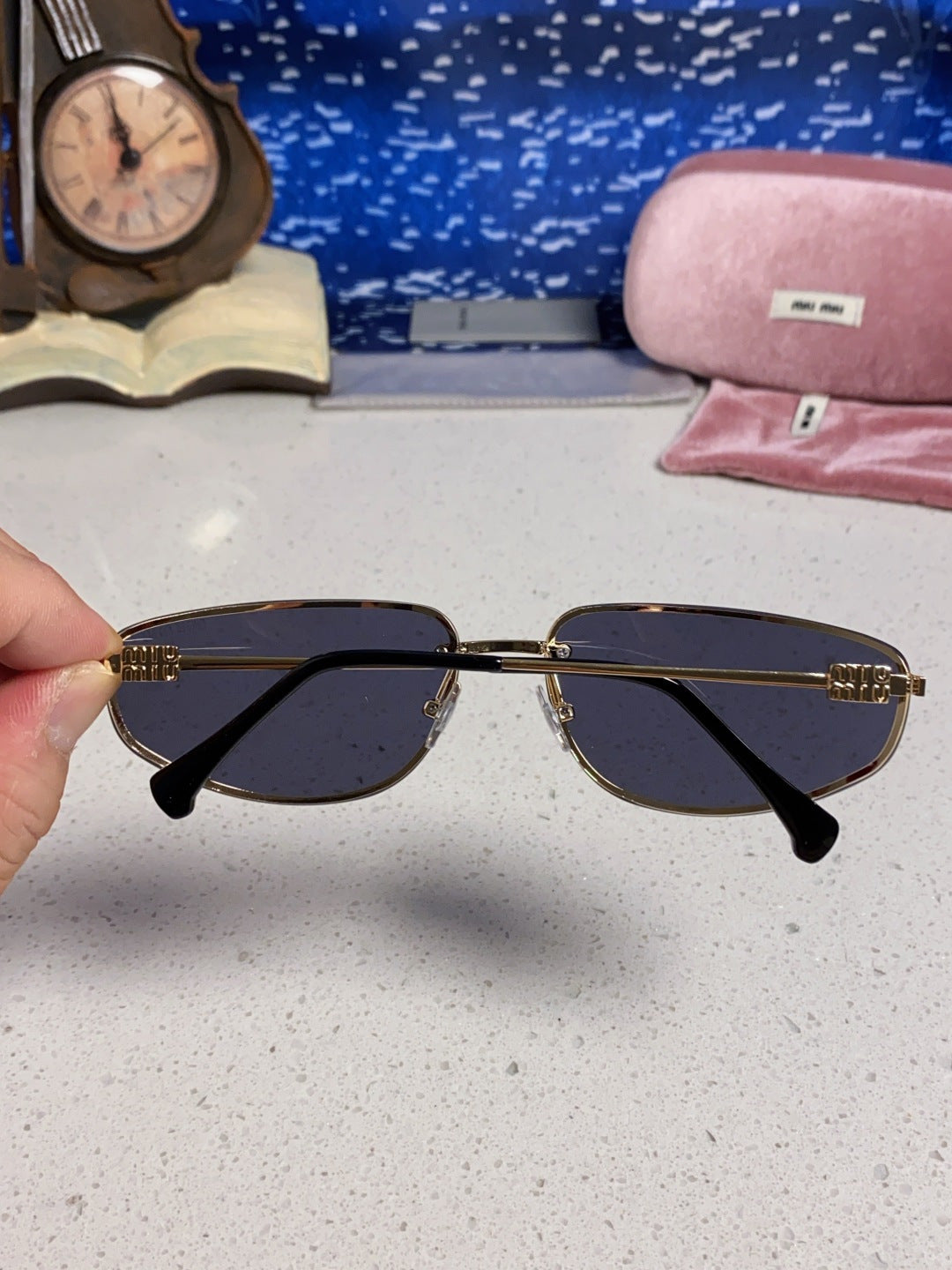 Miu Miu Fashion Silver Lens Sunglasses for Men & Women - 158591 - detail image 5