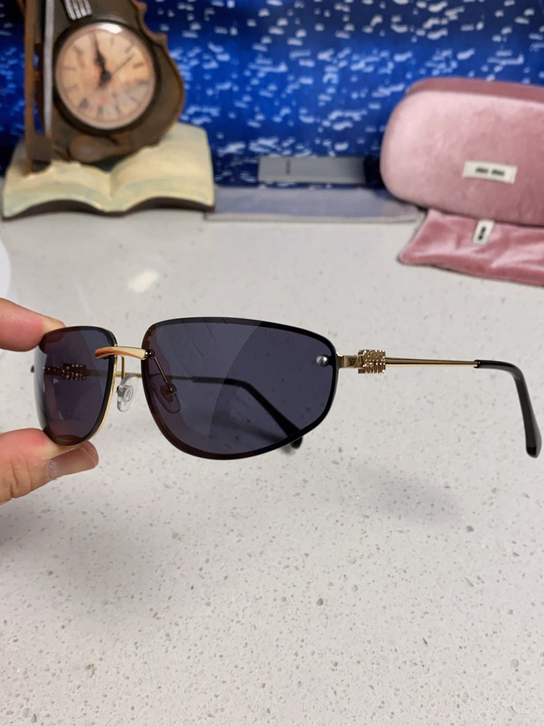 Miu Miu Fashion Silver Lens Sunglasses for Men & Women - 158591 - detail image 6