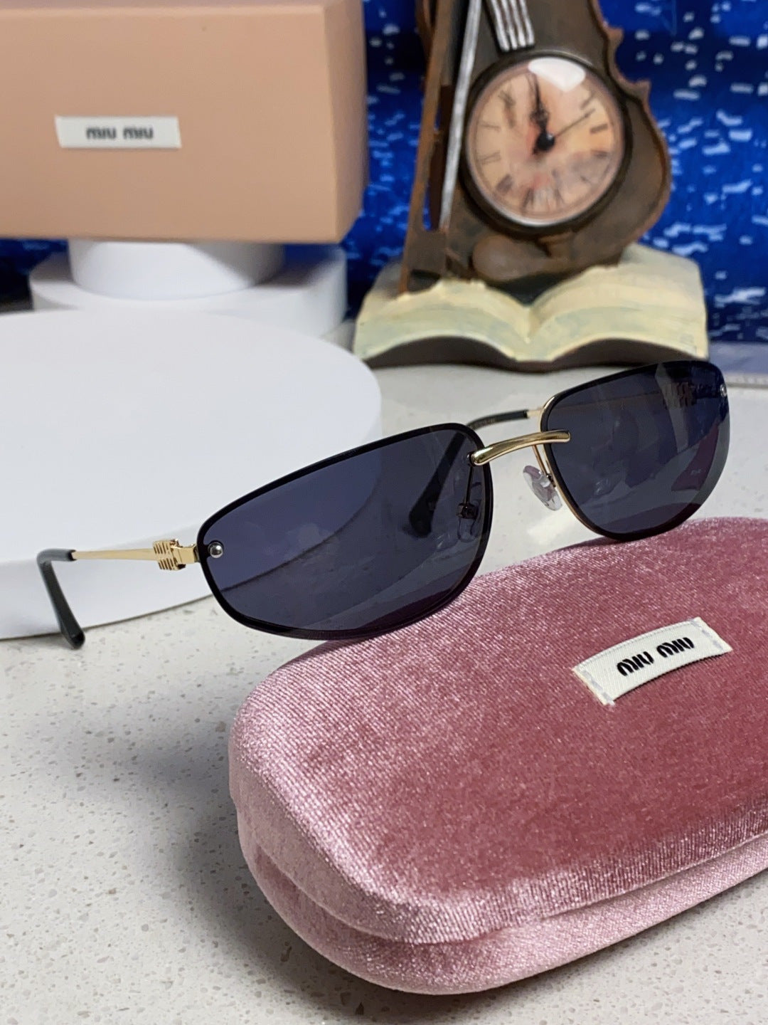 Miu Miu Fashion Silver Lens Sunglasses for Men & Women - 399173 - detail image 10