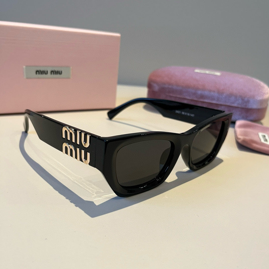 Miu Miu Fashion Black Lens Sunglasses for Men & Women - 399182