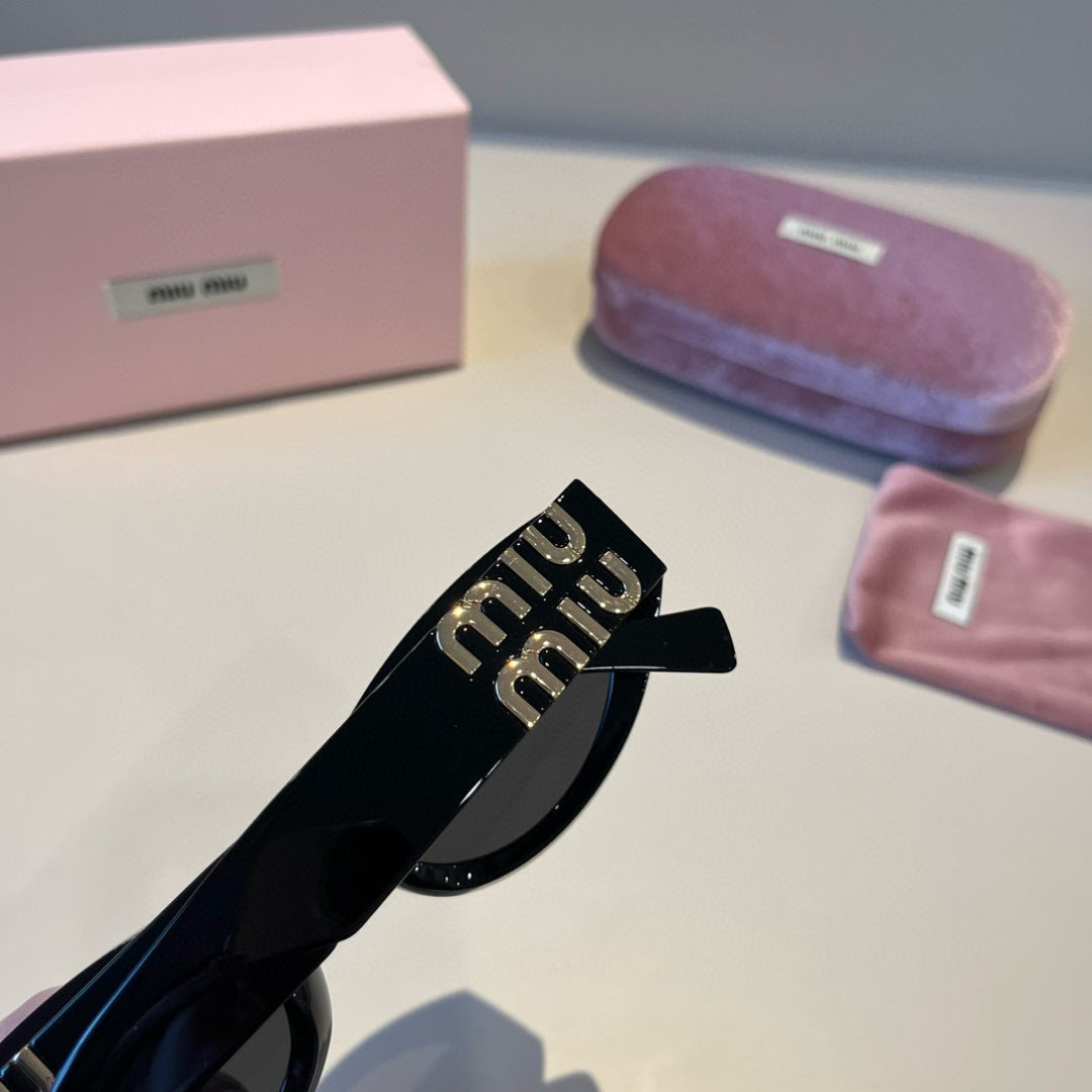Miu Miu Cat-Eye Black Lens Sunglasses for Men & Women - 466143 - detail image 7