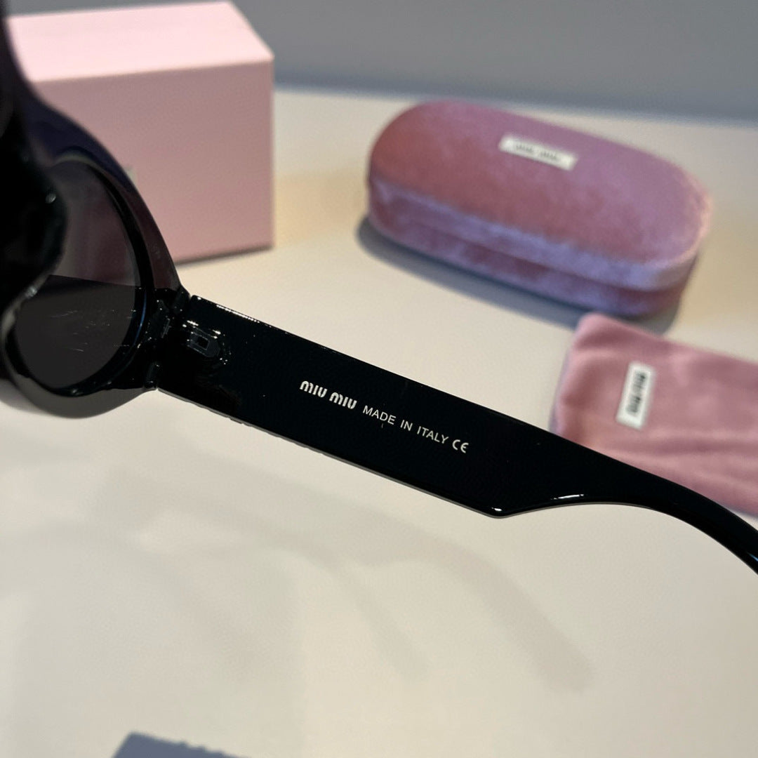 Miu Miu Cat-Eye Black Lens Sunglasses for Men & Women - 382962 - detail image 9