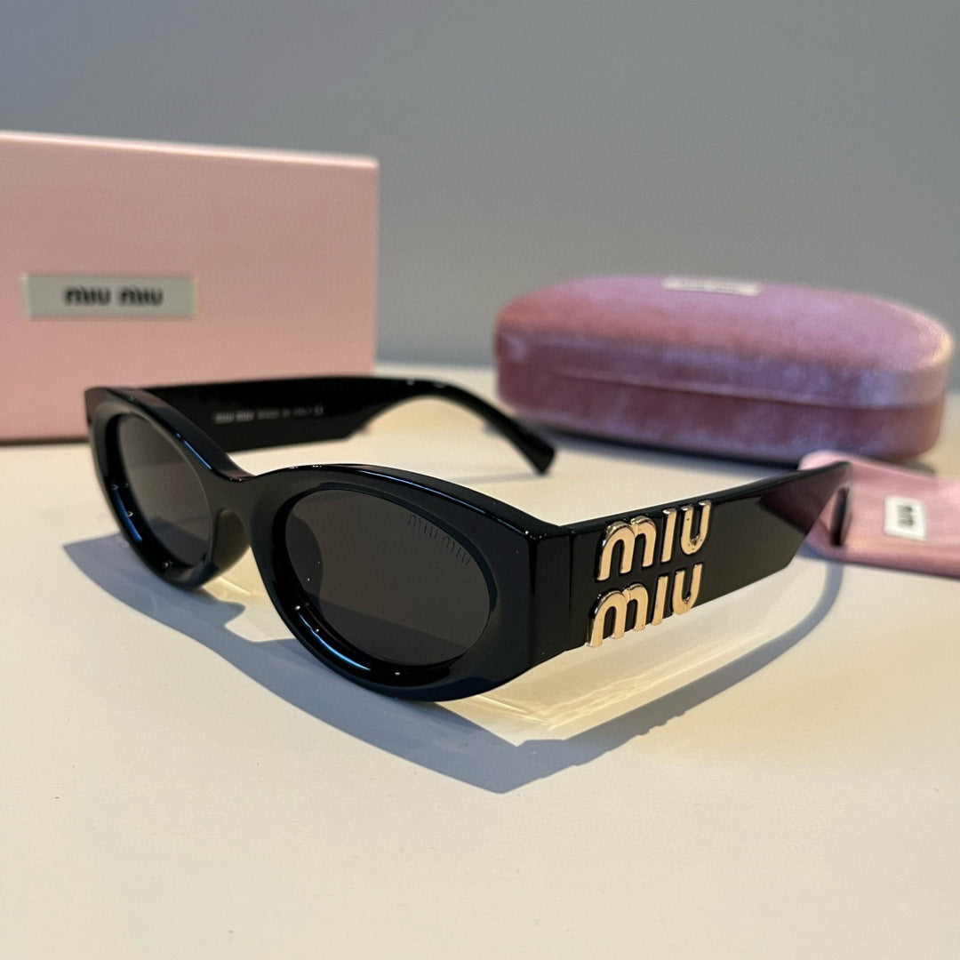 Miu Miu Cat-Eye Black Lens Sunglasses for Men & Women - 466162 - detail image 3