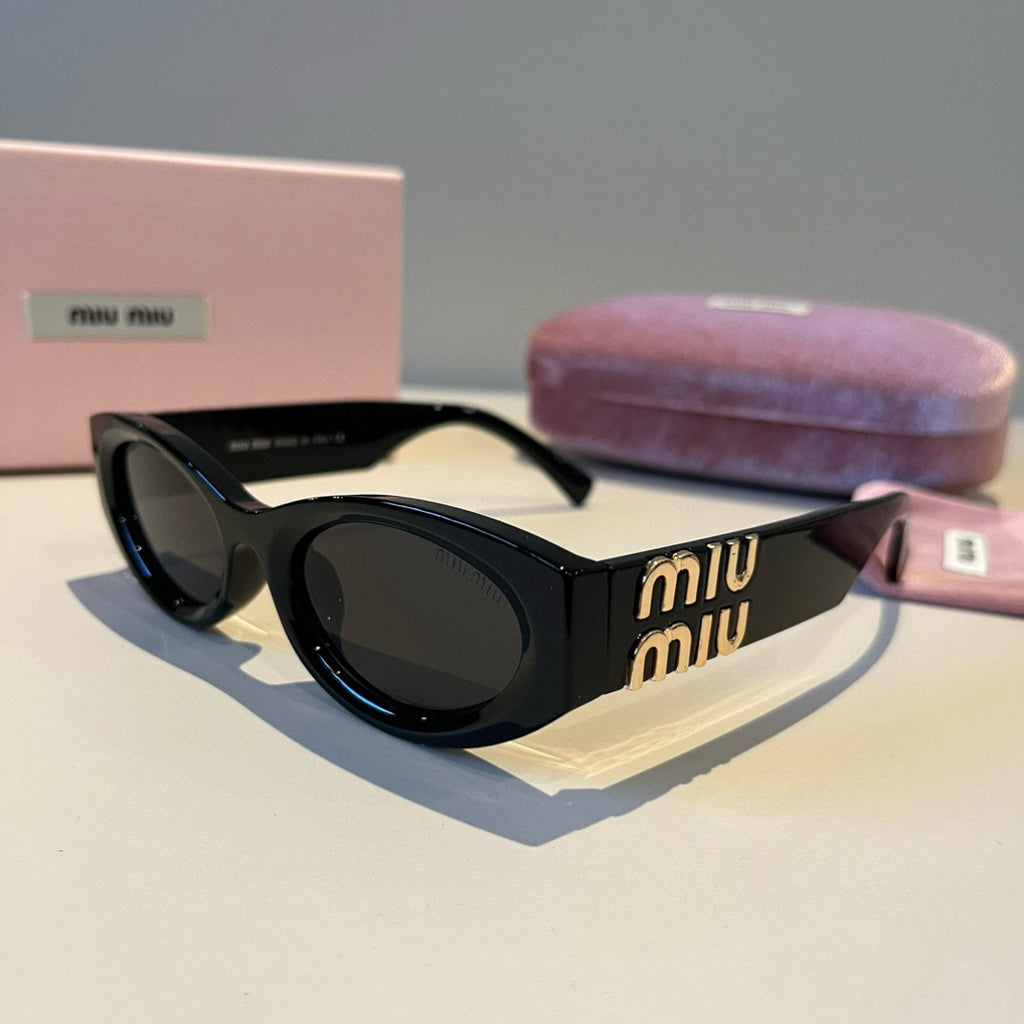 Miu Miu Cat-Eye Black Lens Sunglasses for Men & Women - 432654 - detail image 3