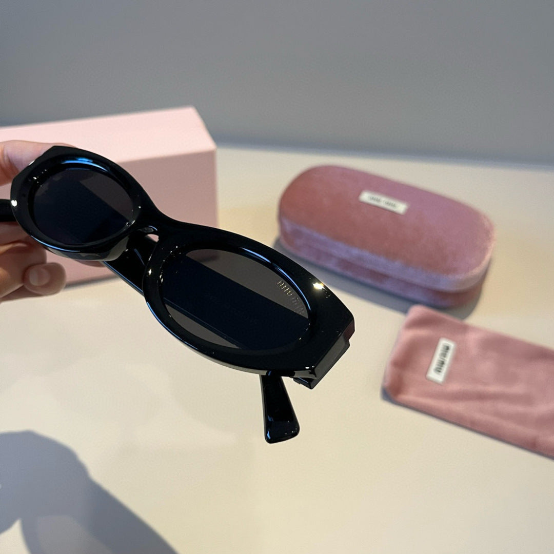 Miu Miu Cat-Eye Black Lens Sunglasses for Men & Women - 466162 - detail image 5