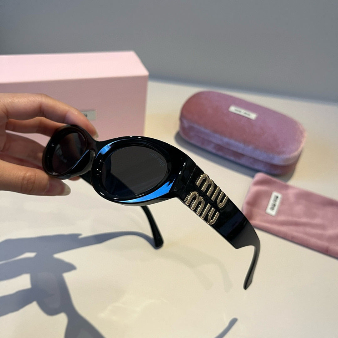 Miu Miu Cat-Eye Black Lens Sunglasses for Men & Women - 466162 - detail image 4