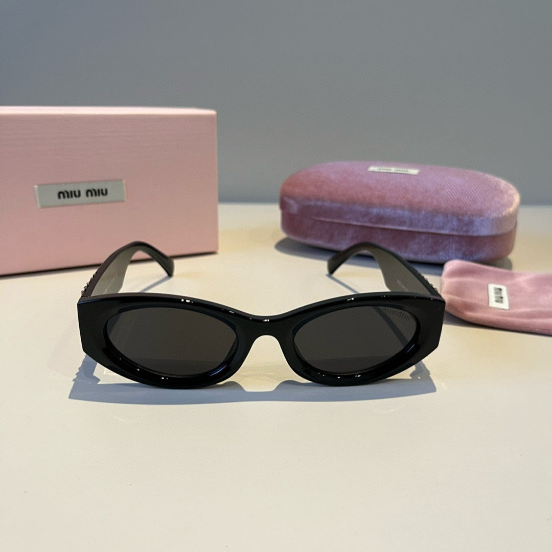 Miu Miu Cat-Eye Black Lens Sunglasses for Men & Women - 466162 - detail image 2