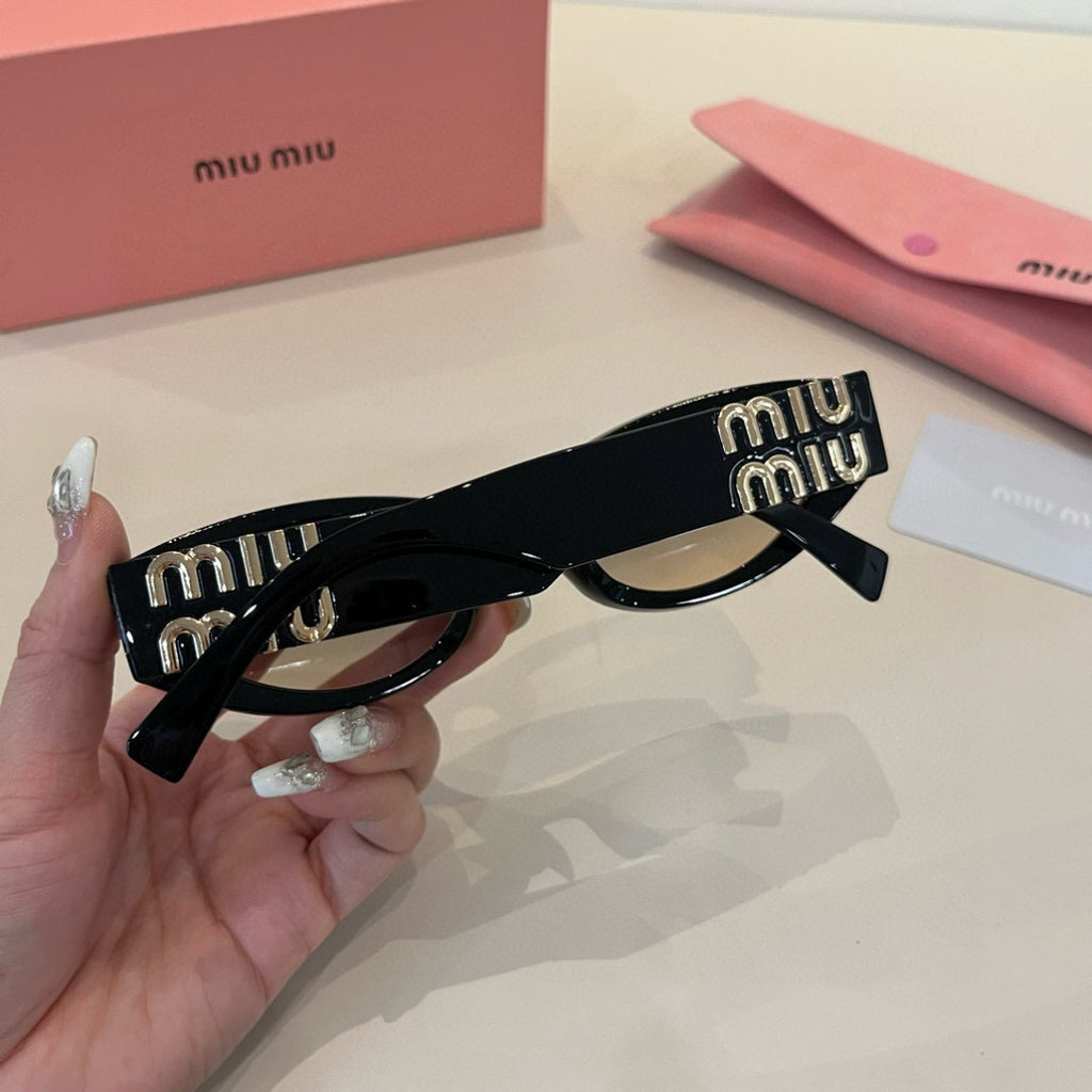 Miu Miu Cat-Eye Silver Lens Sunglasses for Men & Women - 466144 - detail image 6