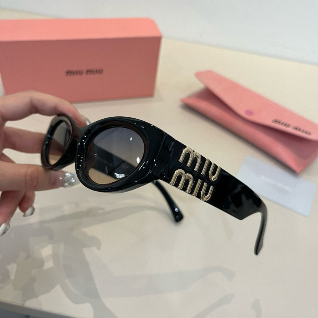 Miu Miu Cat-Eye Silver Lens Sunglasses for Men & Women - 466144 - detail image 4