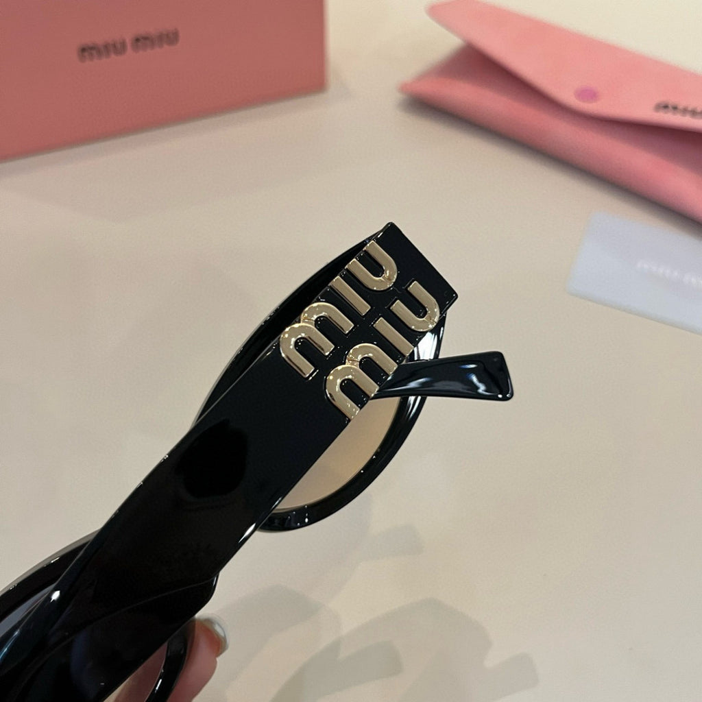 Miu Miu Cat-Eye Silver Lens Sunglasses for Men & Women - 466163 - detail image 7