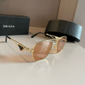 Prada Polarized Fashion Gold Lens Sunglasses for Men - 415759