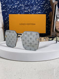 Louis Vuitton Metal Square Silver Lens Sunglasses for Men & Women - 414896