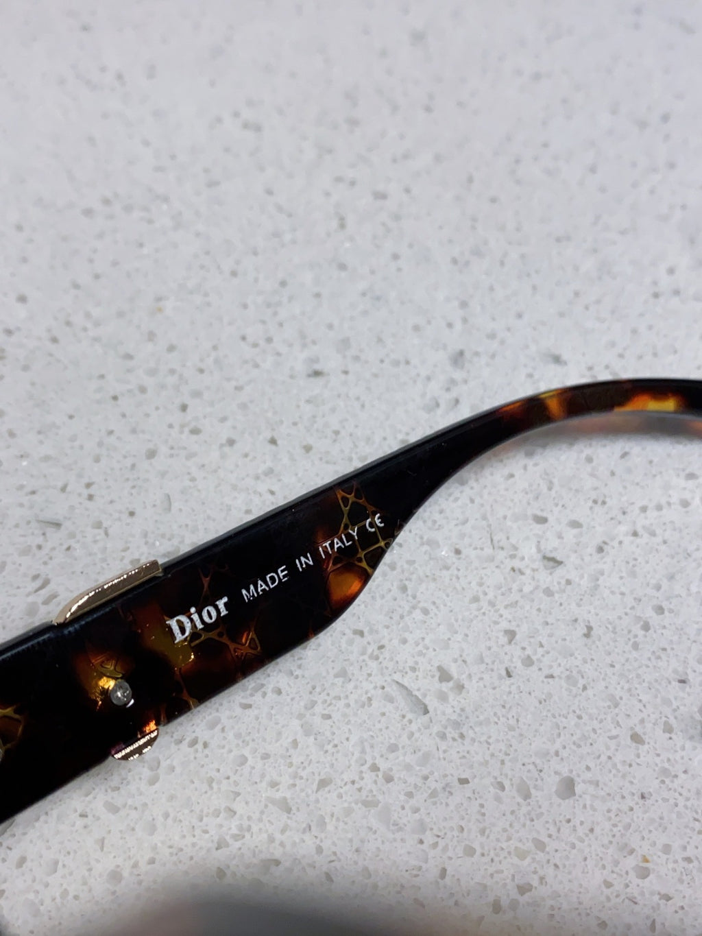 Dior Metal Square Purple Lens Sunglasses for Women - detail image 8