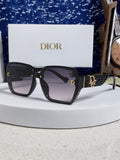 Dior Metal Square Silver Lens Sunglasses for Women