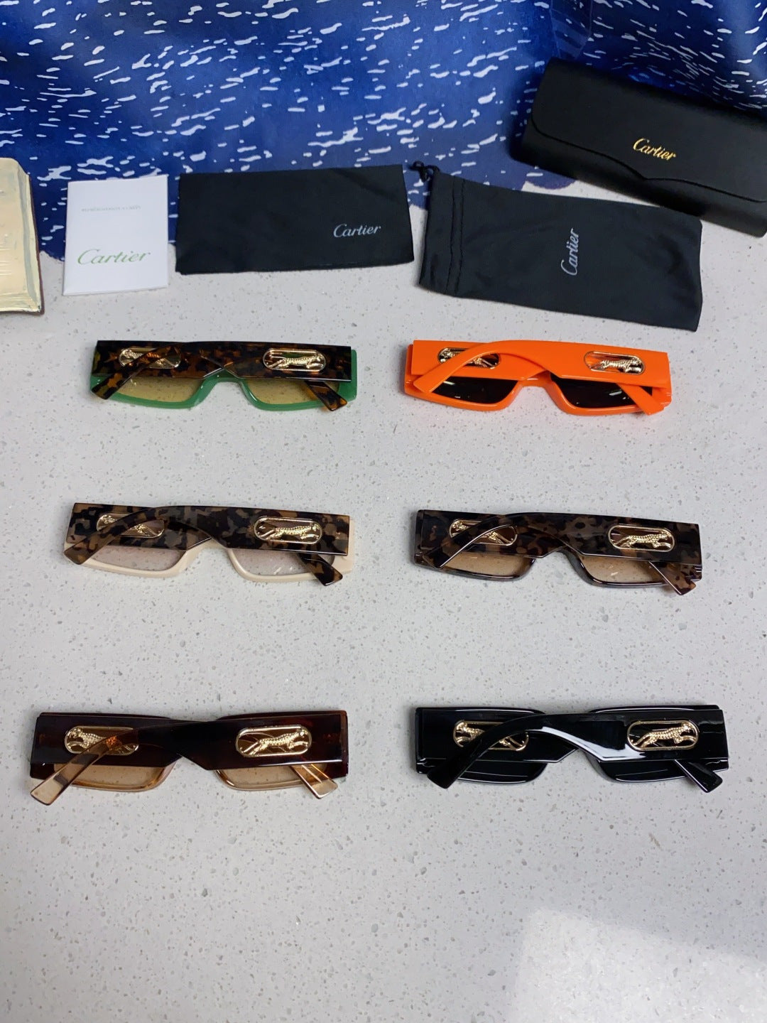 Cartier Fashion Brown Lens Sunglasses for Women - 465783 - detail image 11