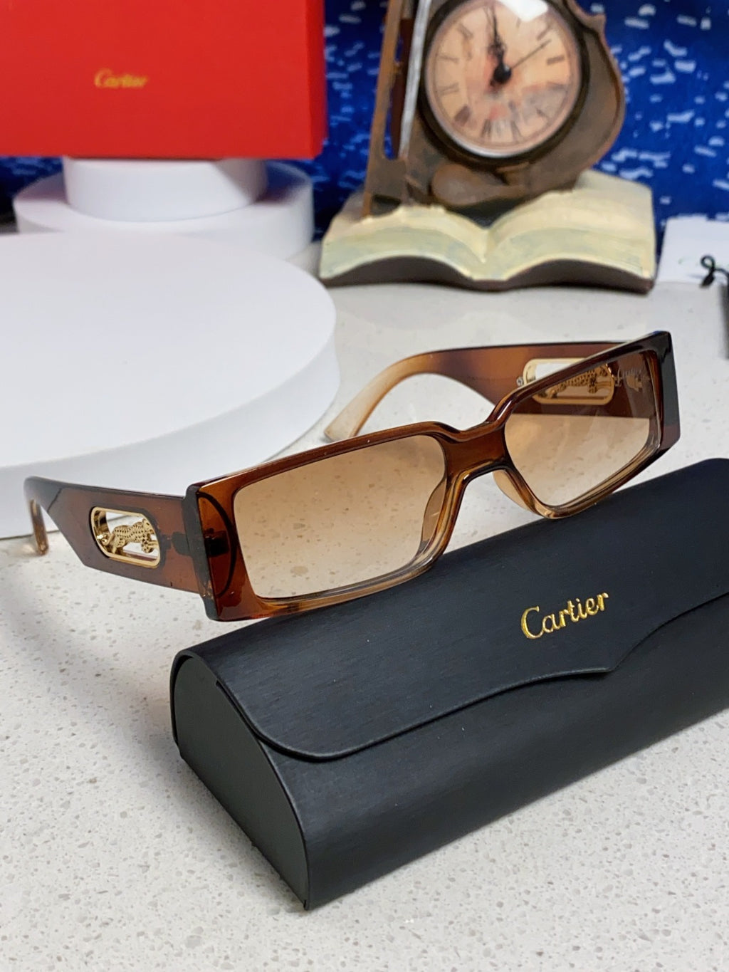 Cartier Fashion Brown Lens Sunglasses for Women - 465783 - detail image 10