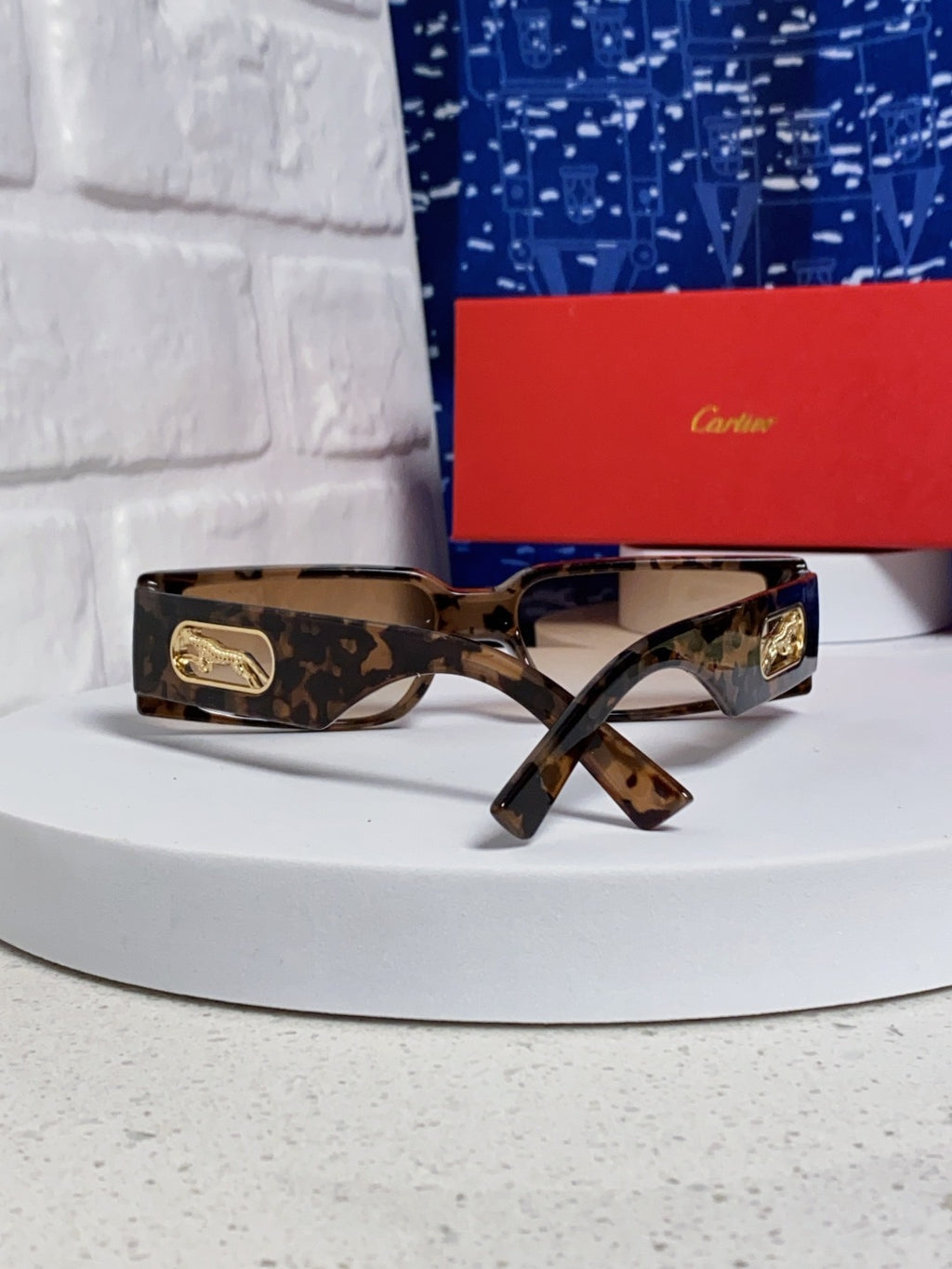 Cartier Fashion Brown Lens Sunglasses for Women - detail image 3